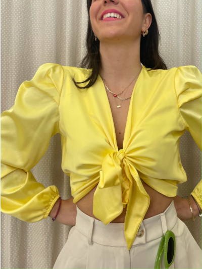 croissant top yellow